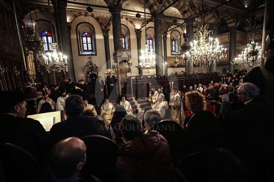 Fener Rum Patrikhanesi'nde Noel ayini