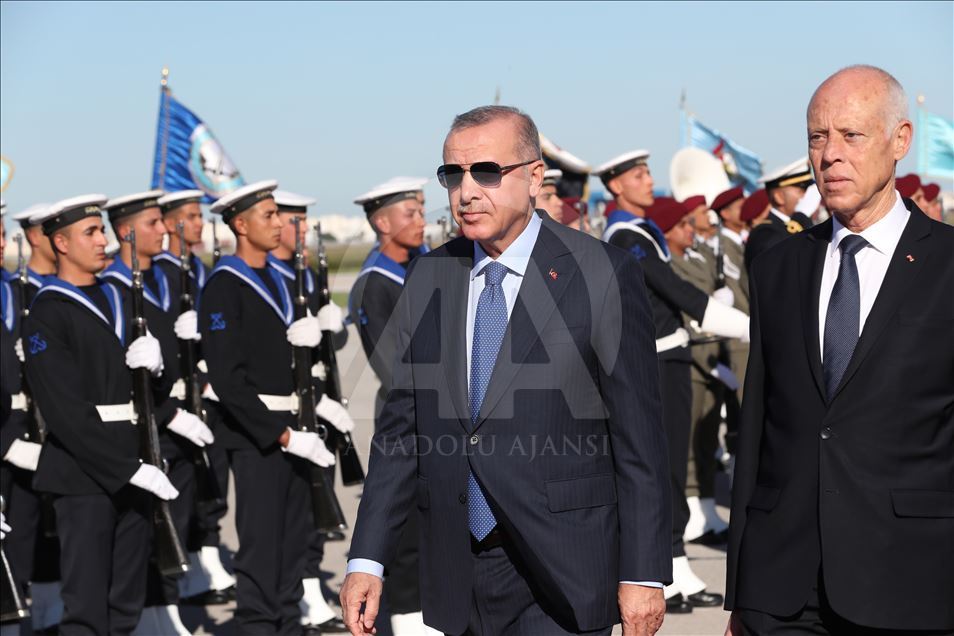 Le président Erdogan en Tunisie pour une visite de travail