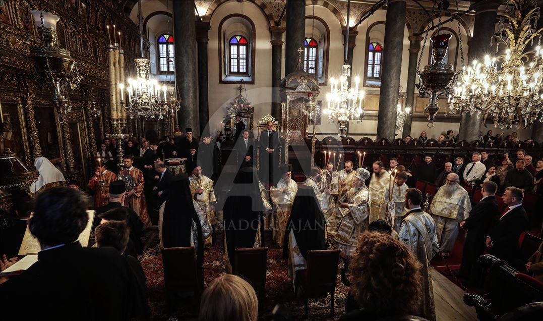 Fener Rum Patrikhanesi'nde Noel ayini