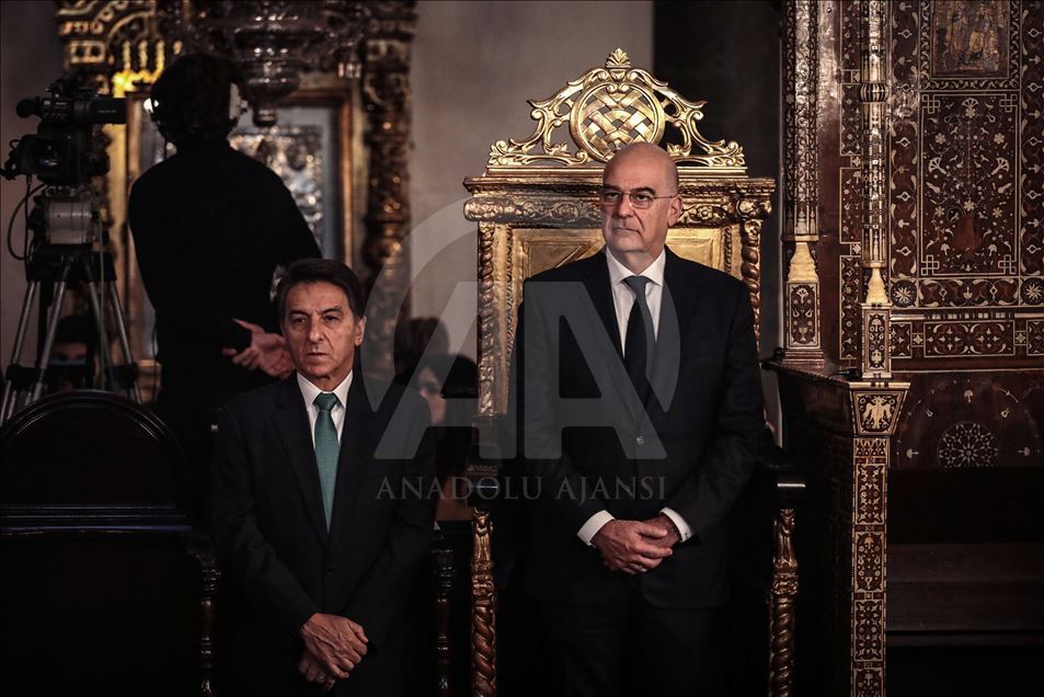 Fener Rum Patrikhanesi'nde Noel ayini