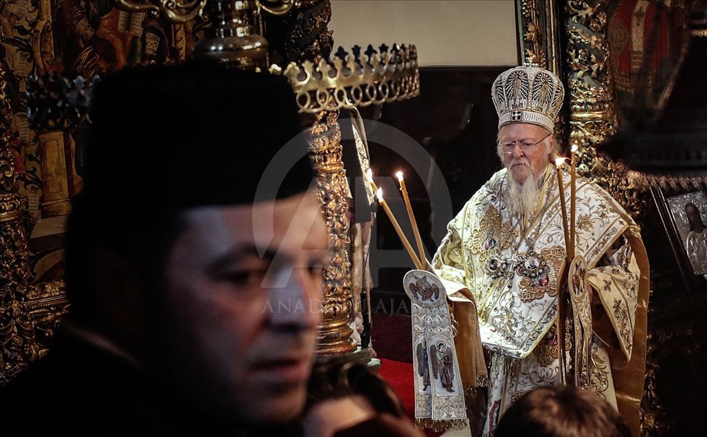 Fener Rum Patrikhanesi'nde Noel ayini
