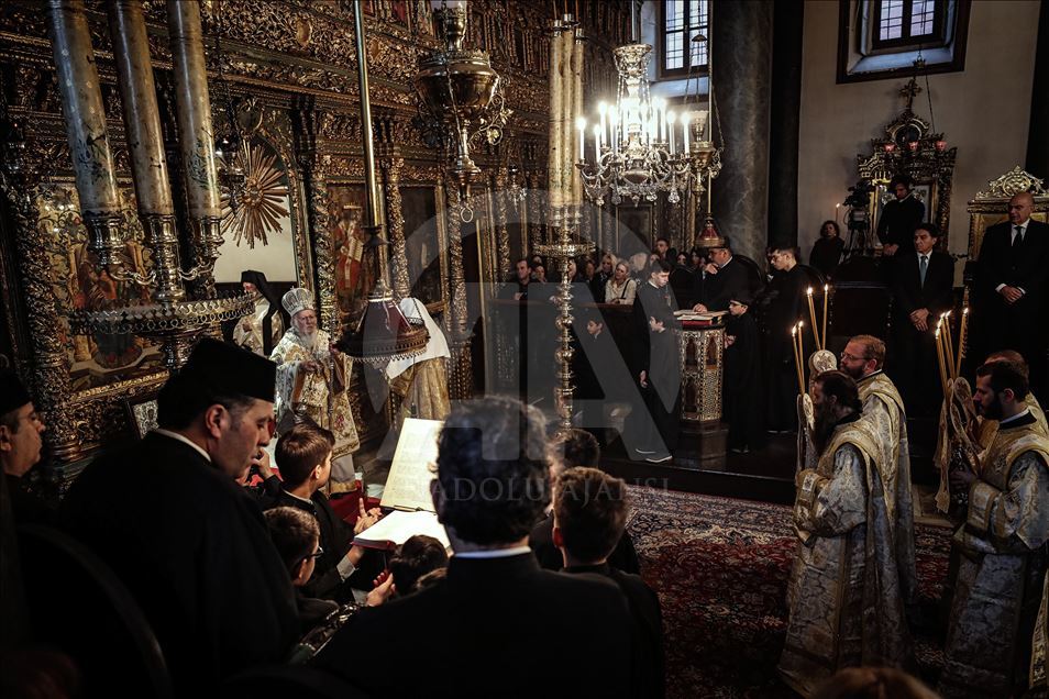 Fener Rum Patrikhanesi'nde Noel ayini