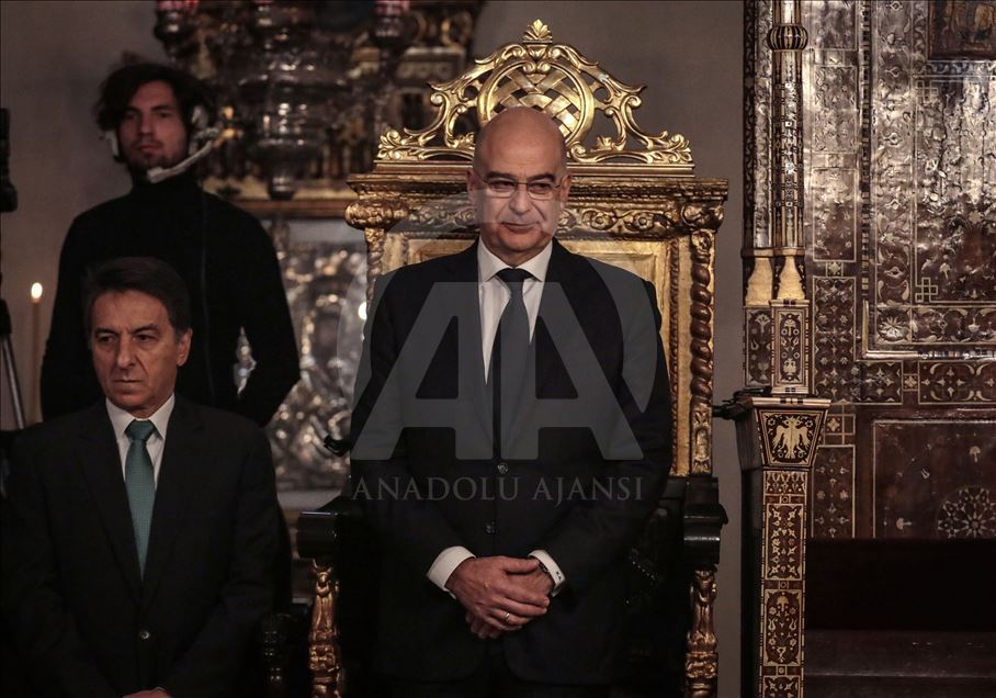 Fener Rum Patrikhanesi'nde Noel ayini