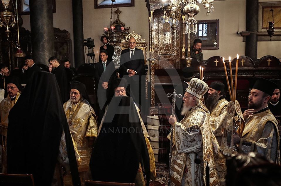 Fener Rum Patrikhanesi'nde Noel ayini