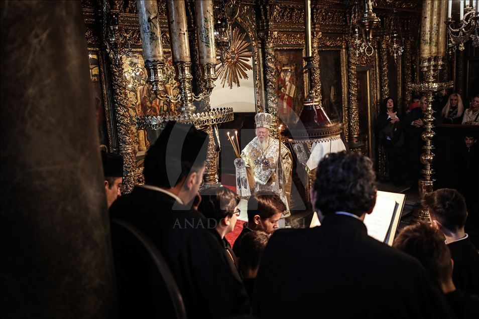 Fener Rum Patrikhanesi'nde Noel ayini