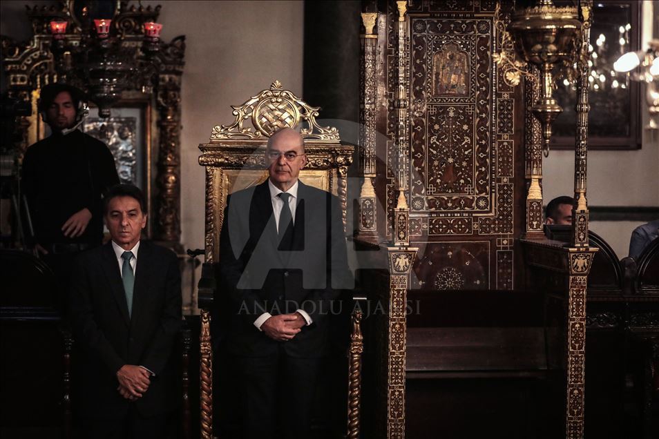 Fener Rum Patrikhanesi'nde Noel ayini