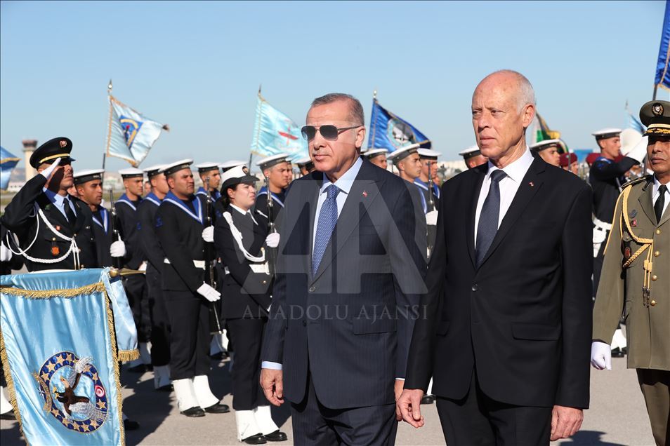 Le président Erdogan en Tunisie pour une visite de travail
