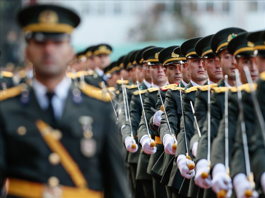 Military swearing ceremony in Izmir