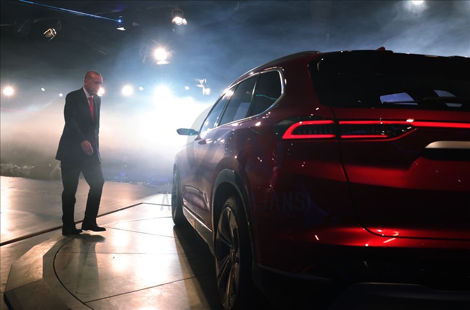 Unveiling of Turkey's first indigenous automobile