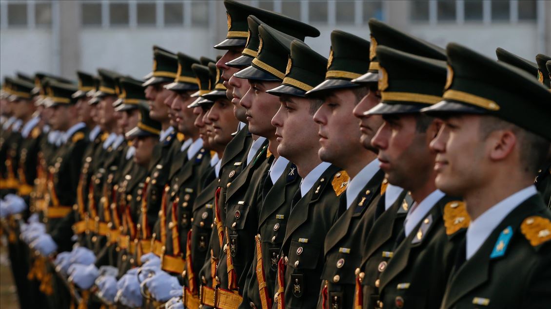 Military swearing ceremony in Izmir