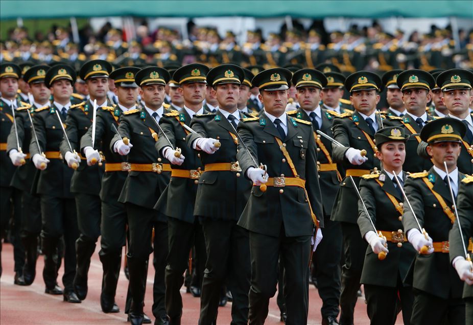 Military swearing ceremony in Izmir