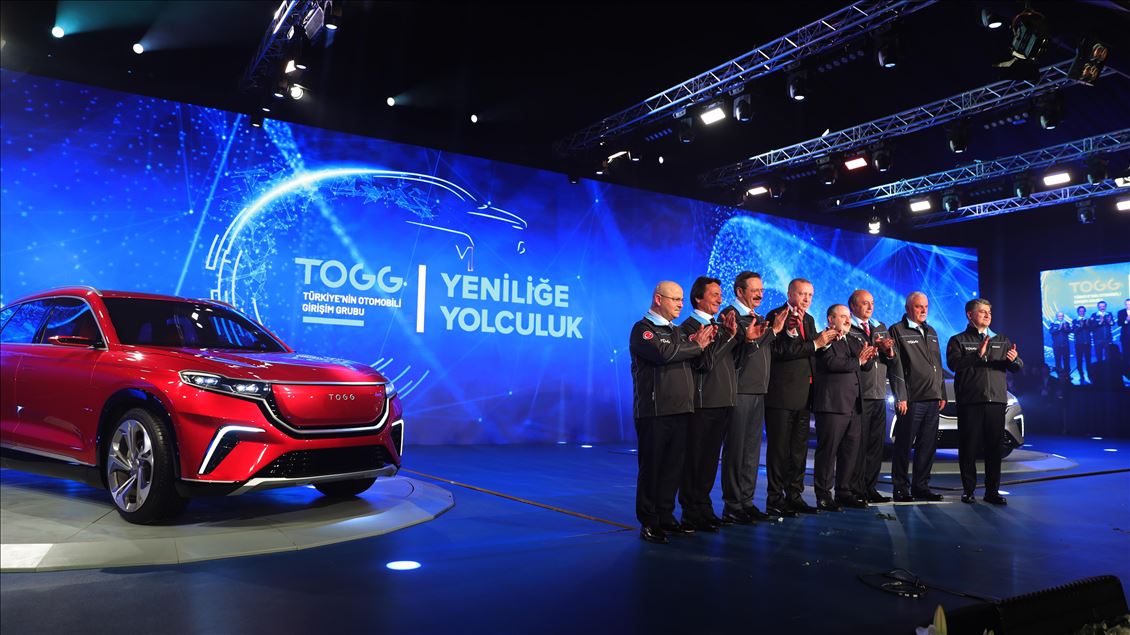 Unveiling of Turkey's first indigenous automobile