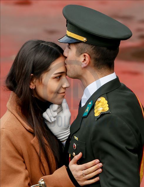 Military swearing ceremony in Izmir