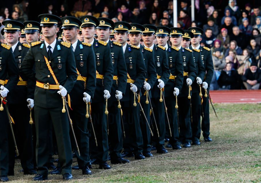 Military swearing ceremony in Izmir