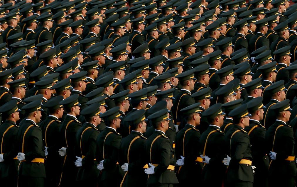 Military swearing ceremony in Izmir