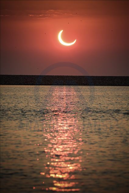 Solar eclipse in Bahrain
