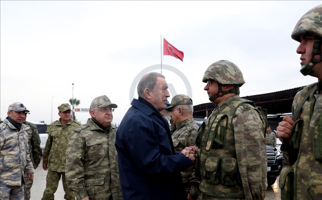 Bakan Akar ve TSK'nın komuta kademesi Hatay'da