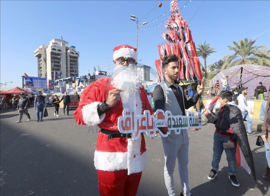 بهغدا.. چالاكییهكانی سهری ساڵ له گۆڕهپانی تهحریر