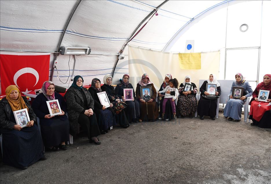 Turkish President Recep Tayyip Erdogan's wife Emine Erdogan in Diyarbakir