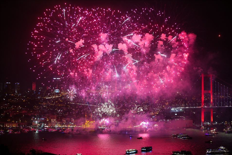 New Year Celebrations in Istanbul - Anadolu Ajansı