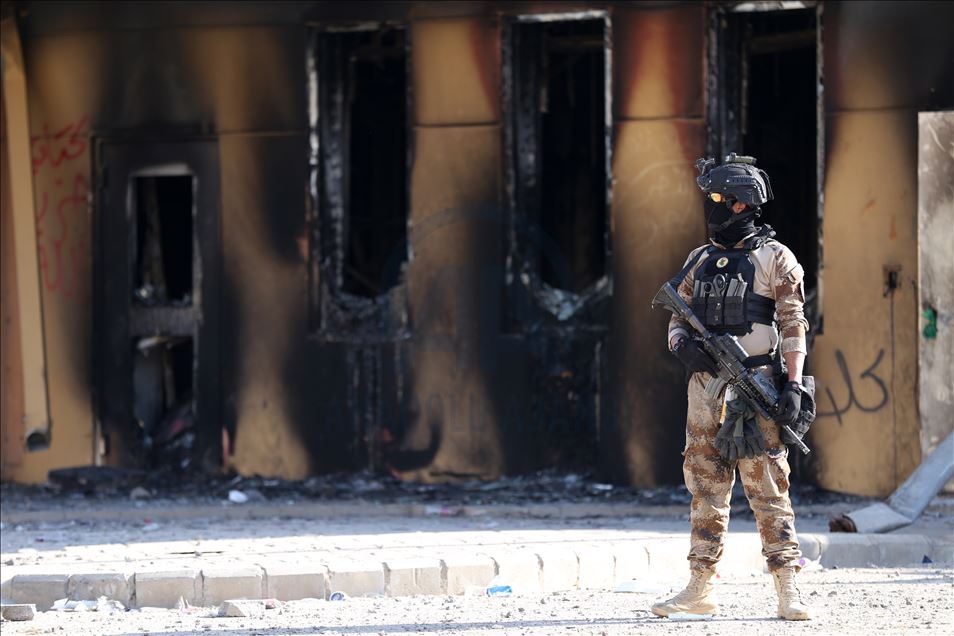 Iraklı milisler ABD Büyükelçiliği önünden çekilmeye başladı
