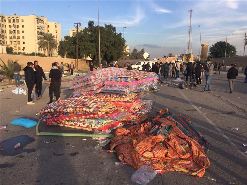 العراق.. المحتجون ينسحبون تدريجيا من محيط السفارة الأمريكية
