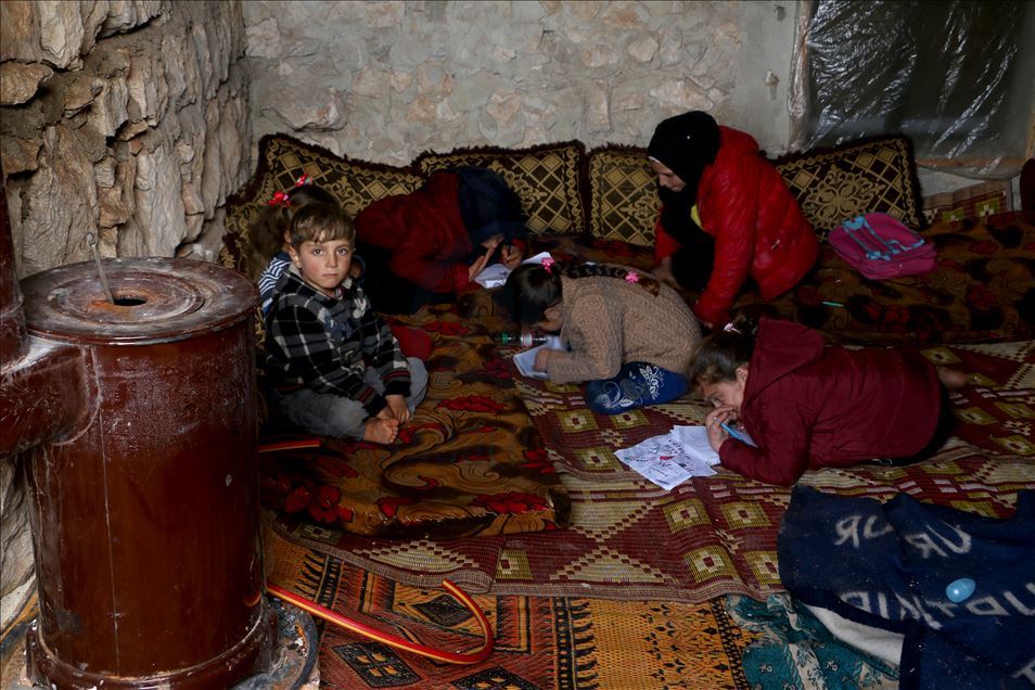 La vida en un campamento de refugiados sirios en Idlib