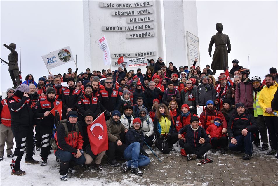1. İnönü Zaferi'nin 99'uncu yılında Metristepe'ye yürüdüler