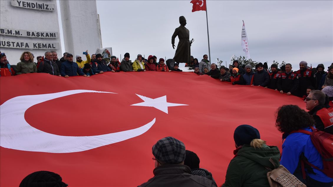 1. İnönü Zaferi'nin 99'uncu yılında Metristepe'ye yürüdüler
