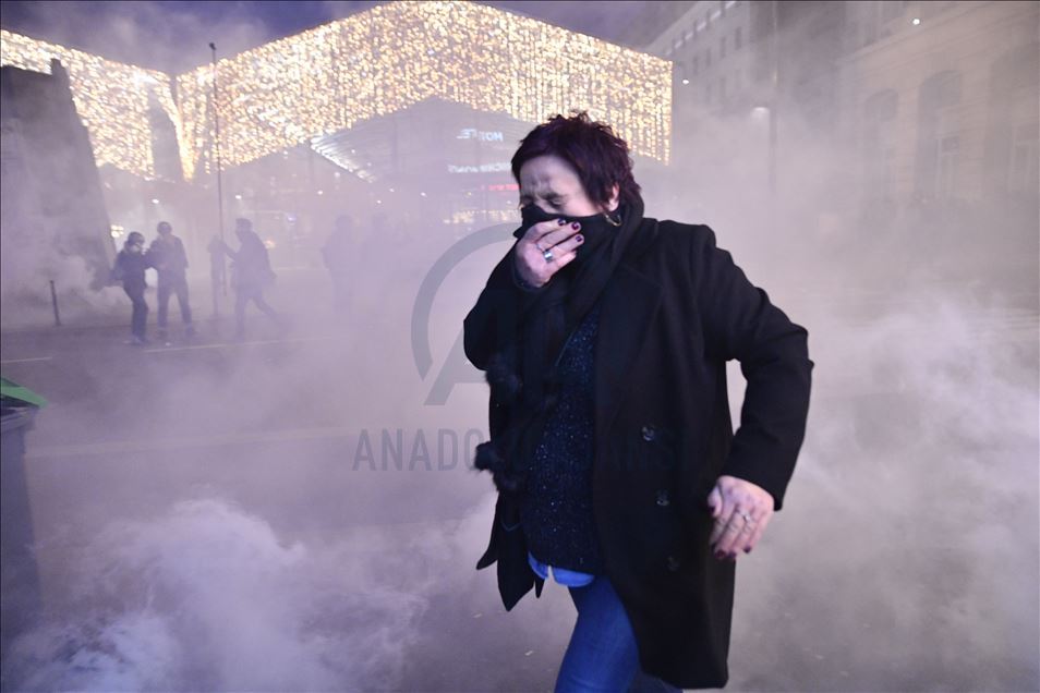 Protest in Paris