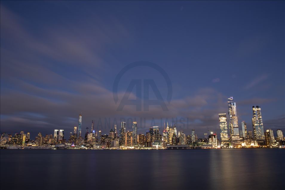 Gündüz ve gece New York şehri