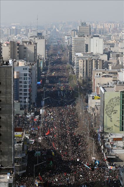Funeral de Qasem Soleimani en Irán