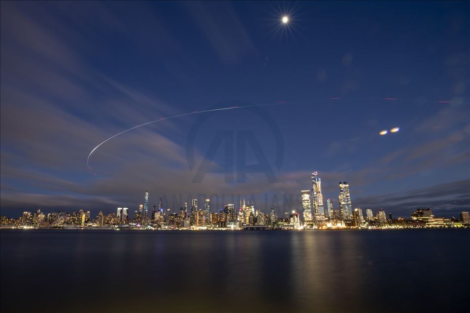 Gündüz ve gece New York şehri
