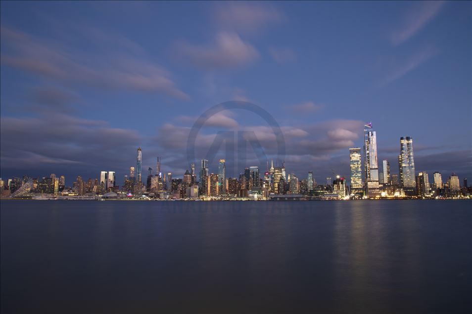 Gündüz ve gece New York şehri