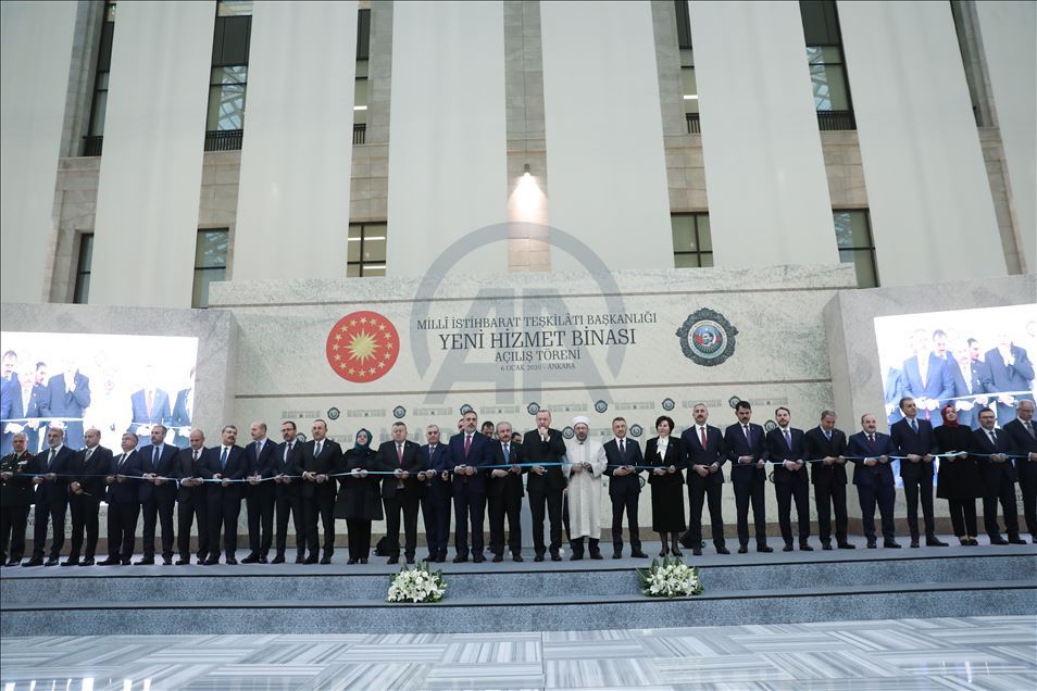 Erdoğan, MİT'in yeni hizmet binası "KALE"nin açılış törenine katıldı