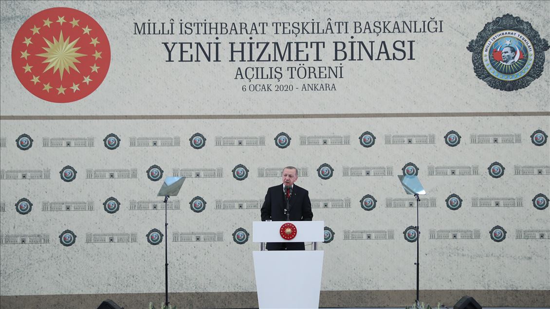 Erdoğan, MİT'in yeni hizmet binası "KALE"nin açılış törenine katıldı