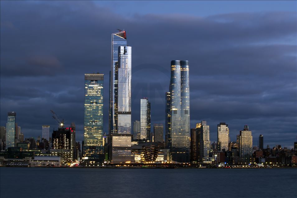 Gündüz ve gece New York şehri