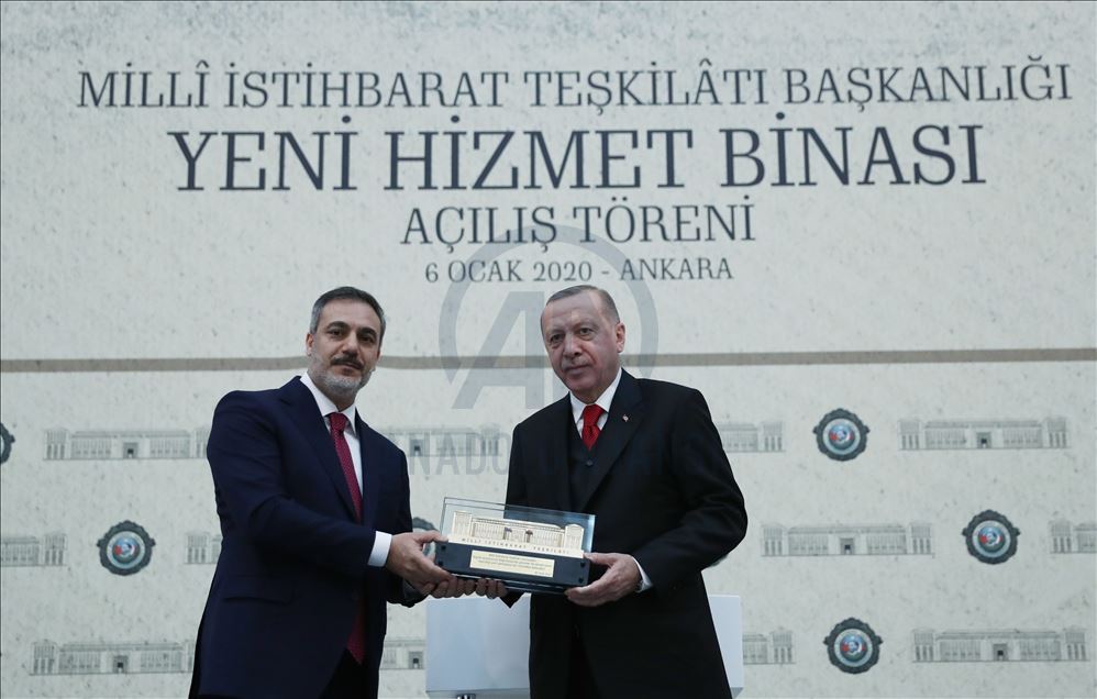 Erdoğan, MİT'in yeni hizmet binası "KALE"nin açılış törenine katıldı