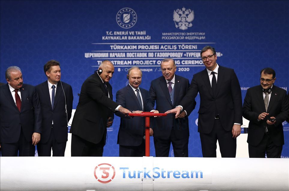 Opening ceremony of TurkStream natural gas pipeline project in Istanbul