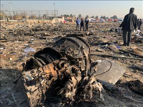 Iran : Crash d'un avion ukrainien avec 180 personnes à bord