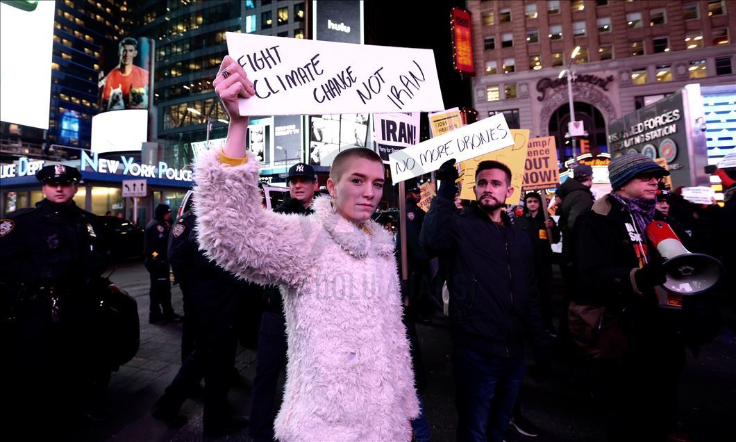 Demonstrasi anti-perang di New York