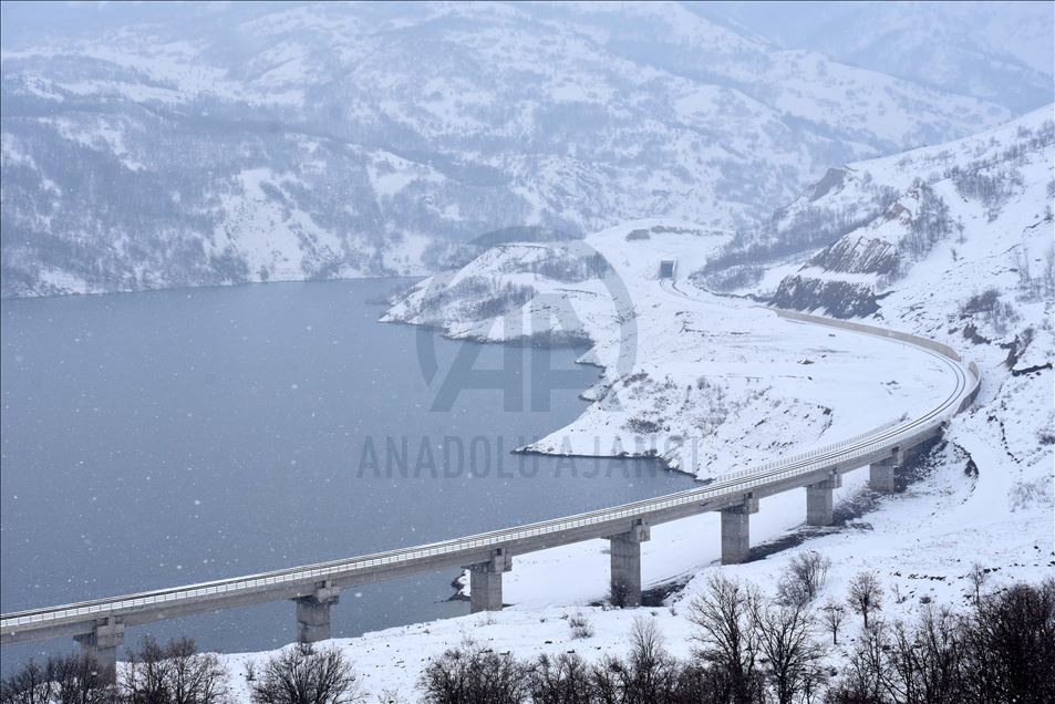 Muş'ta kış manzaraları