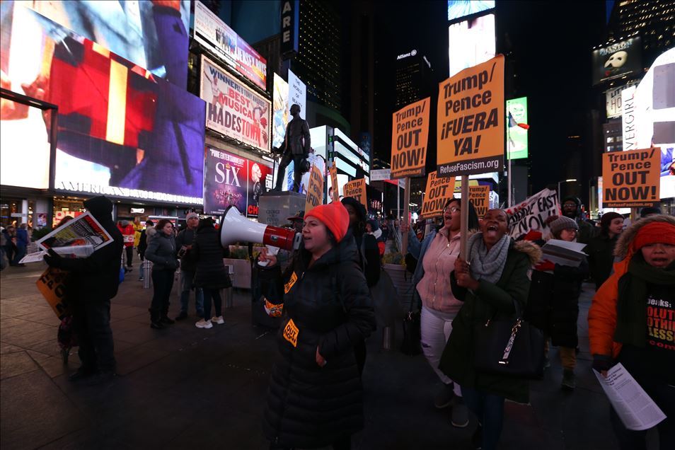 Demonstrasi anti-perang di New York
