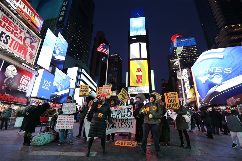 Anti-war rally in New York