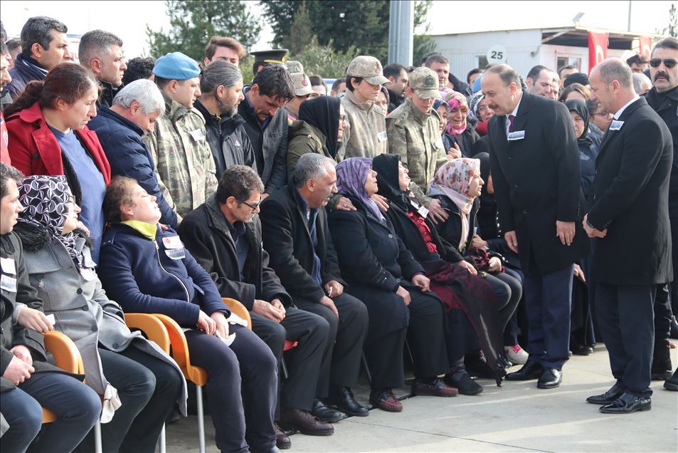 Barış Pınarı Harekat Bölgesi'nde şehit olan 4 askerin cenazesi memleketlerine uğurlanıyor