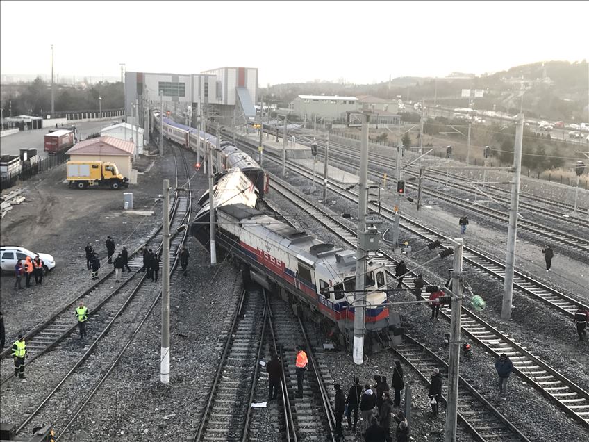 Ankara'da tren kazası