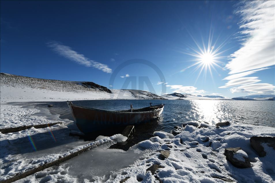Зимние красоты востока Турции: озеро Айгыр
