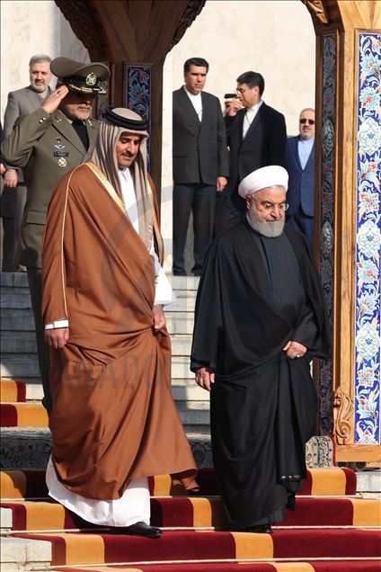 Katar Emiri Temim bin Hamad es-Sani İran'da