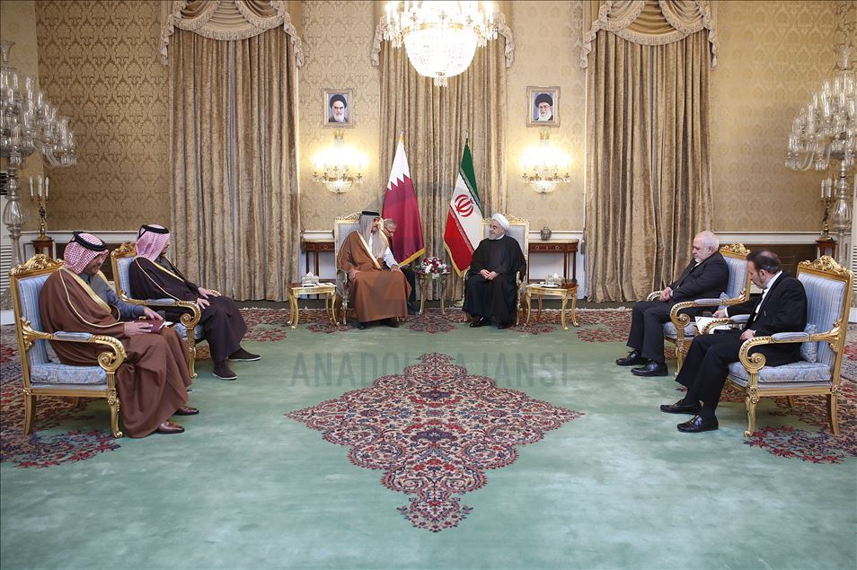 Katar Emiri Temim bin Hamad es-Sani İran'da