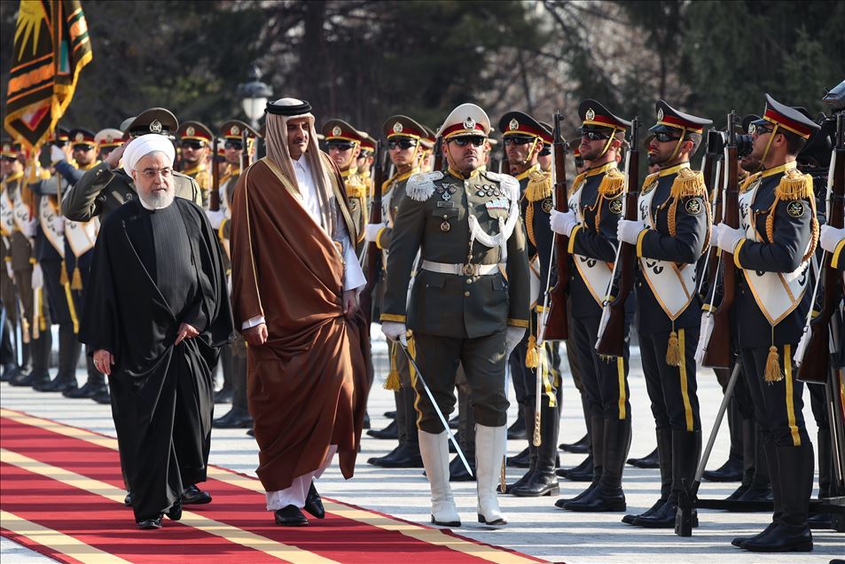 Katar Emiri Temim bin Hamad es-Sani İran'da